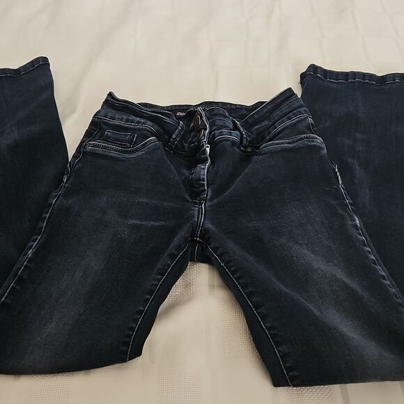 Next Jeans Women's Stretchy Bootcut Lift, Slim & Shape Mid-Rise Flared Jeans 4 - Picture 16 of 16